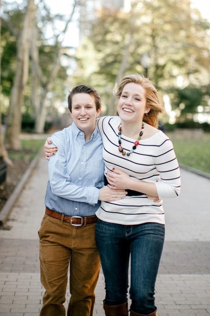 Nora and Liz's Sweet Engagement Session by Emily Wren Photography ...